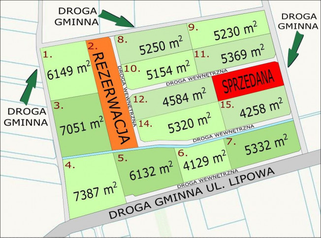 Działka Sprzedaż Lubczyna 2